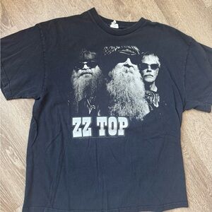 ZZ Top Black Graphic T-Shirt